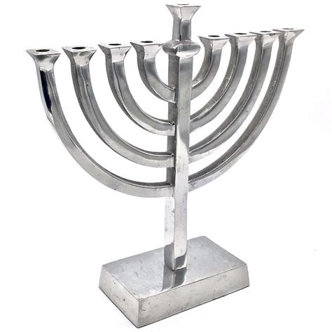 heavy stainless steel mennorah in box see photo|Steel Menorah .